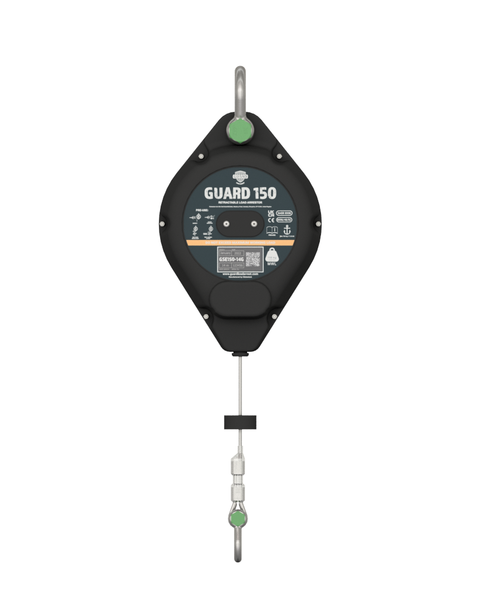 Guard 150kg SWL Load Arrestor Blocks - 14m Stainless Steel Rope 14m 150kg