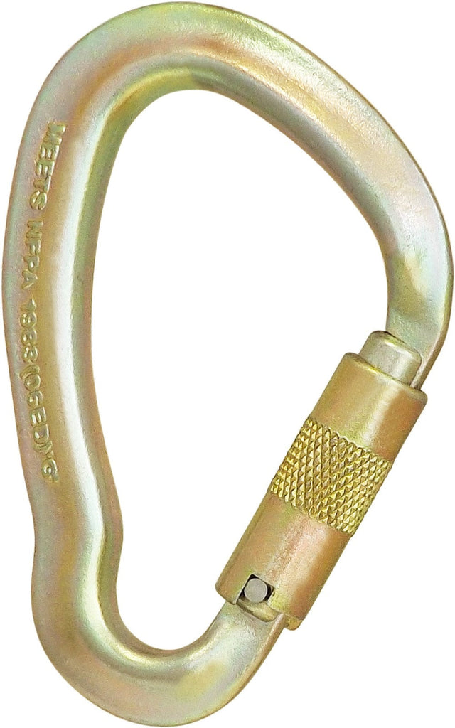 ISC Big Dan Twistlock (2-way) Steel Karabiner - MBS 50kN - Zinc Plated