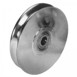  Zinc Plated Steel Sheaves with Groove Ball Bearings (Model No. 1210) 120mm | 205kg | 6mm