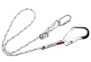  Portwest - Adjustable Restraint Lanyard White 2m with Scaff hook