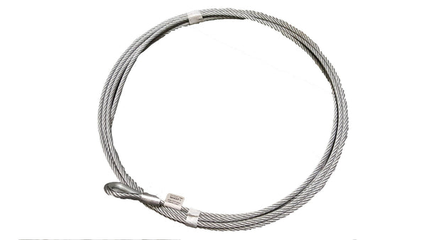 8mm 7 x 19 Galvanised Wire Rope, 10 metres long