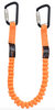 Kratos - Connecting Tool Stretch Lanyard with Integrated Karabiners - Max Length 1m 1m