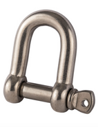 Stainless Steel Commercial Screw Pin Dee Shackle 12x12mm