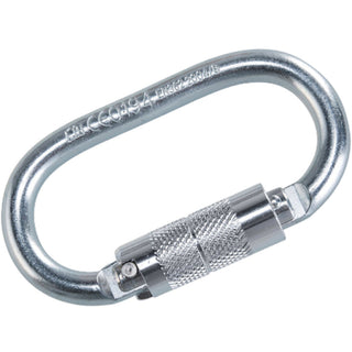  Portwest - Twist Lock Carabiner - Connector Silver - 20kN