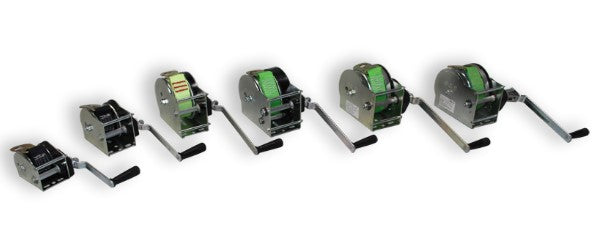 AFDS - Goliath Zinc Plated Webbing Hand Winch range