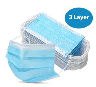 CE Marked 3 Layer Face Masks - Box of 50