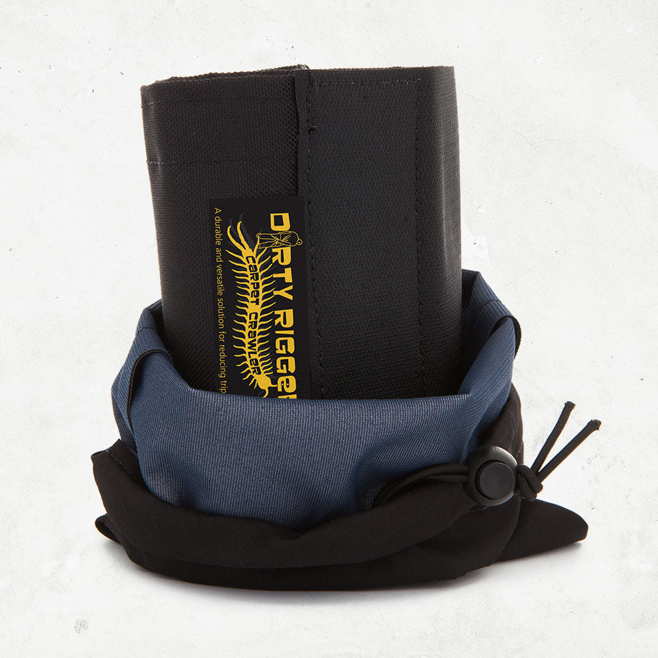 Buy Dirty Rigger Carpet Black Crawler Cable Cover from RiggingUK - Rolled up