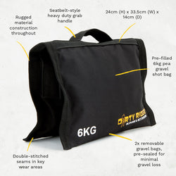 Dirty Rigger Shot Bag (WITH SHOT) 6kg / 13.2lbs