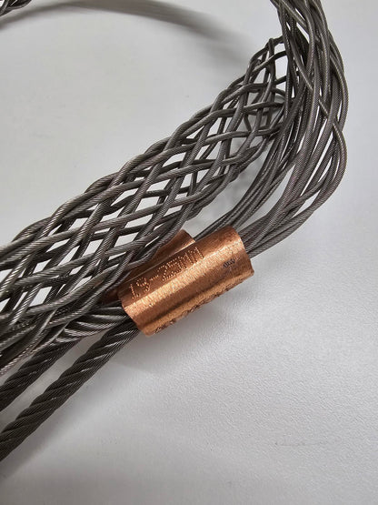 Double Eye Standard Cable Grip - 316 Stainless Steel  - 19 to 25mm Grip Close Up