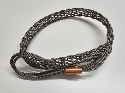 Double Eye Standard Cable Grip - 316 Stainless Steel  - 19 to 25mm Grip 