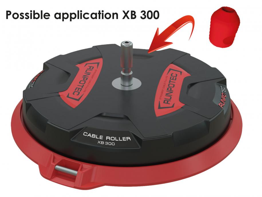 Possible application for Red RUNPOTEC XB 300 & XB 500 Spare Dorn / Mandrel