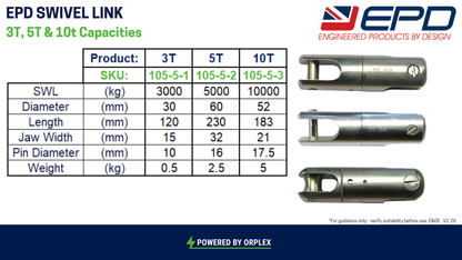 3t Swivel Link - EPD