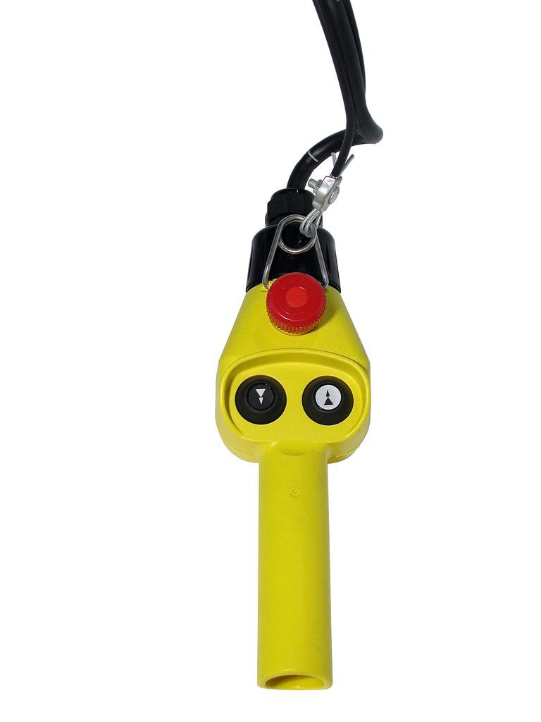 GIS GCH & GP 2 Button Control Pendant with Up / Down Push Buttons & E-Stop from RiggingUK