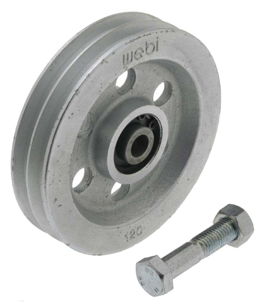 Galvanised Cast Iron Double Groove Pulley Type ETT-74D : 300-500kg from RiggingUK