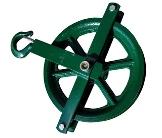  Gin Wheel Pulley Block - 10" Diameter