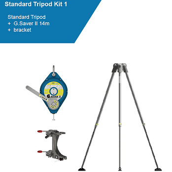 Globestock Tripod Kit, included 1 x SENTRY + 14m SAVER + Sentry Mounting Brackets