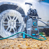 Gorilla Power GP6 - Domestic Pressure Washer - 160 Bar Max Pressure close up of car wheel cleaning 