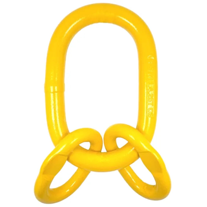 Yellow Grade 80 Quad Link Assembly from RiggingUK