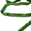 2.0t - 2000kg WLL Polyester Green Roundslings - Made in the UK