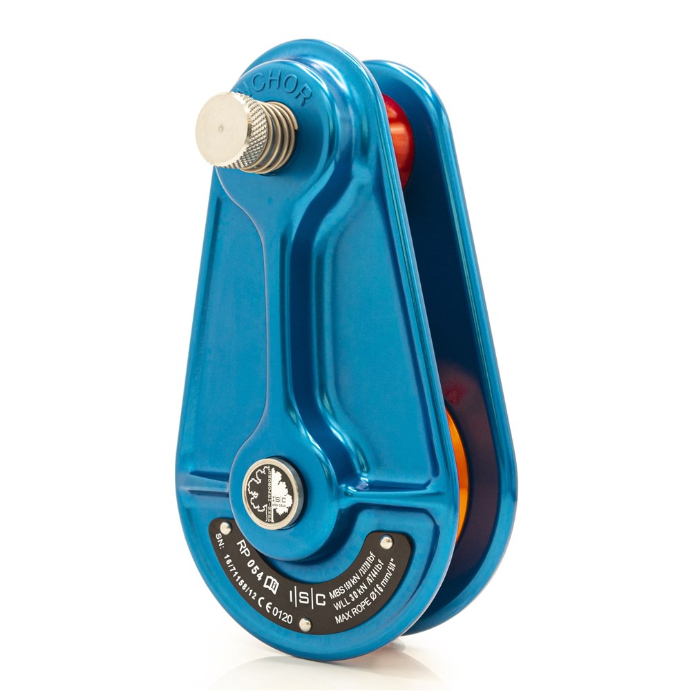 ISC Medium Forged Rigging Pulley for up to 16mm Rope - MBS 150kN - supplied by RiggingUK