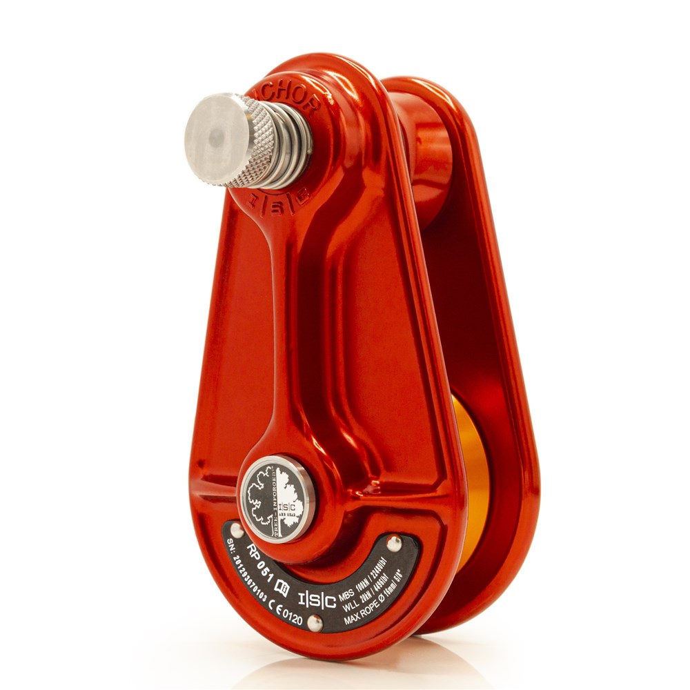 ISC Small Forged Rigging Pulley for up to 16mm Rope - MBS 100kN from RiggingUK