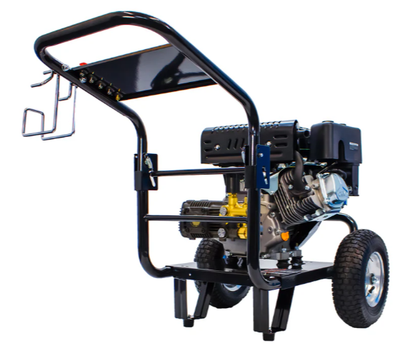 Kiam KM3700PR Petrol High Pressure Washer Jet Cleaner - Gearbox Version (14HP) - side rear view