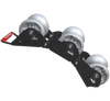The Runpotec cable guide roller - chain can be used for pulling cables gently around corners with the least possible resistance