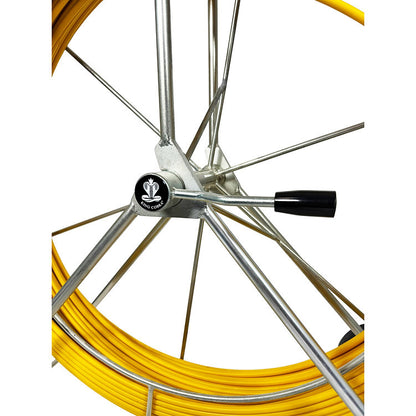 King Cobra 14mm Quick Release Cable Duct Rodder Handle and Frame - quick release cartridge system for large-scale underground duct and conduit installations.