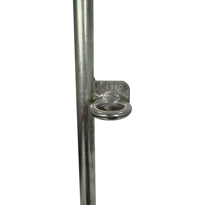 6mm x 100m King Cobra Duct Rod close up of eyebolt 