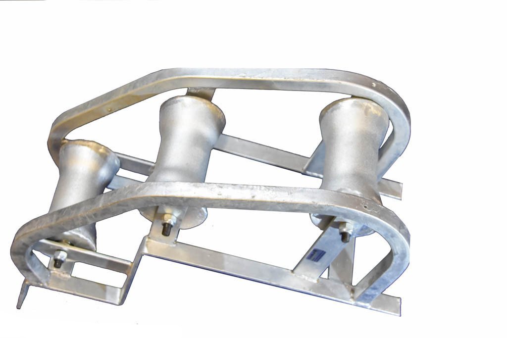 Lead in Triple Manhole Cable Roller