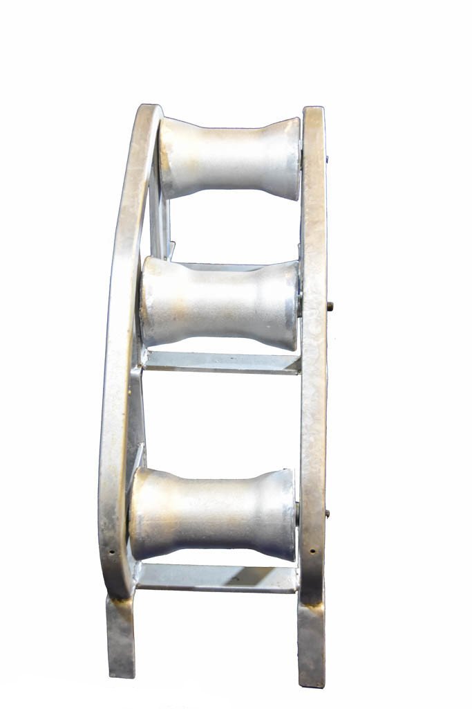 Lead in Triple Manhole Cable Roller