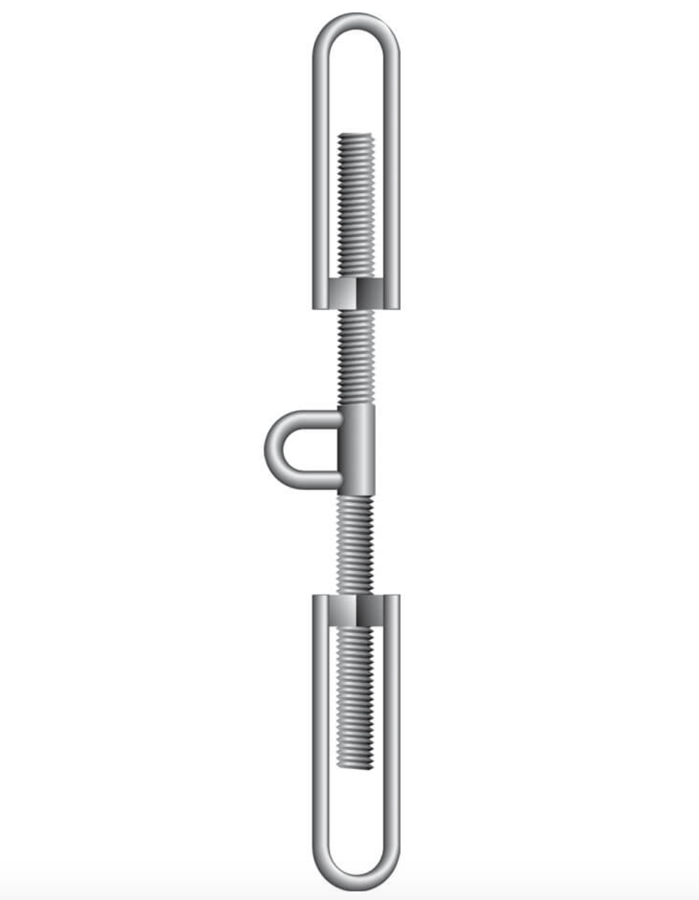 A lashing hamburger (also known as a Hamburger DD turnbuckle) is a robust, drop-forged turnbuckle designed for tensioning lashing chains or wires to safely secure cargo.