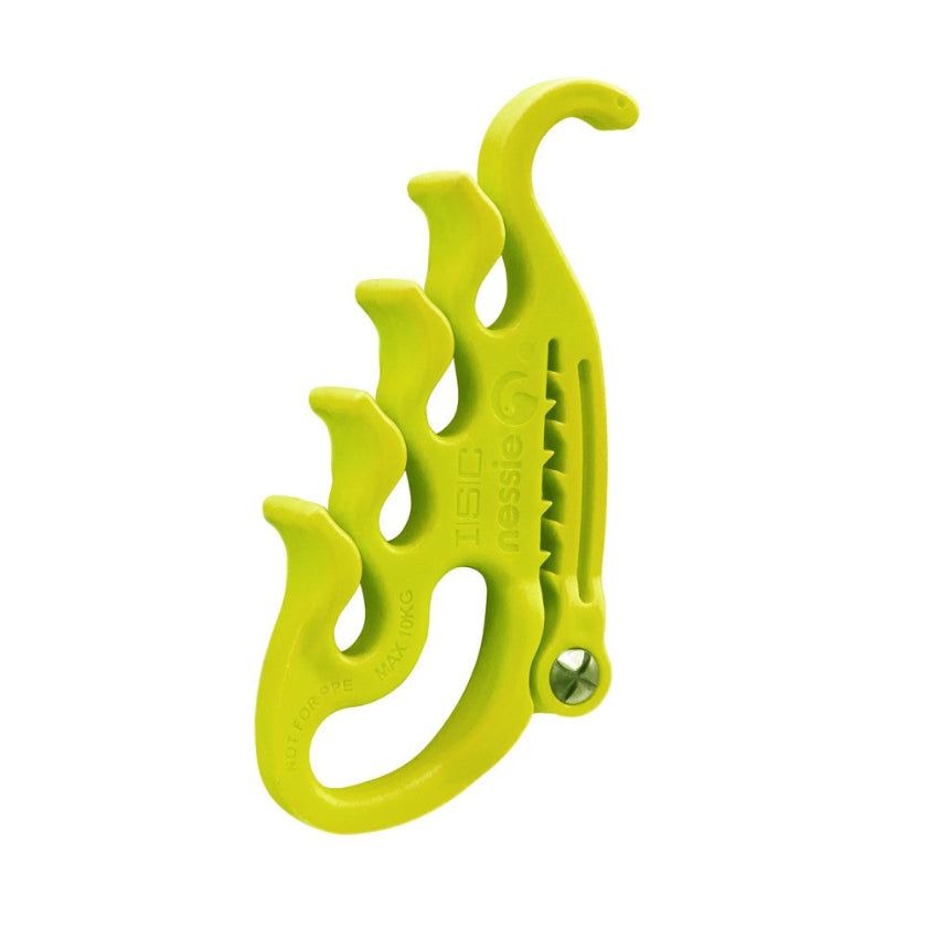 Buy the Lime Green Nessie Lanyard Management Clip by ISC from RiggingUK