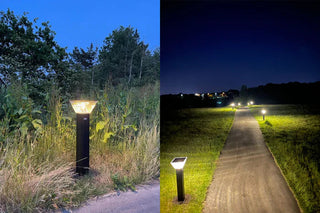 NexSun Bollard C - 220 Lumens - Cylinder Solar Bollard Light