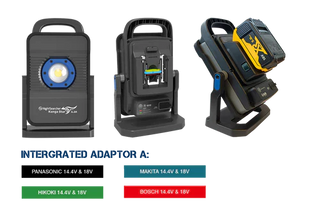 KangaStar 2.2K - 2200 Lumens - Powertool Battery Worklight