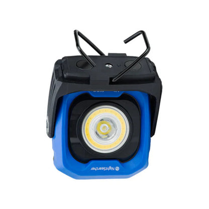 Blue and Black NightSearcher Micro 1100 - 1100 Lumens - Rechargeable Work Light