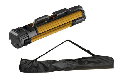 Tower Pro 10K  - 10000 Lumens - Rechargeable + AC Work Light showing carry bag - from RiggingUK