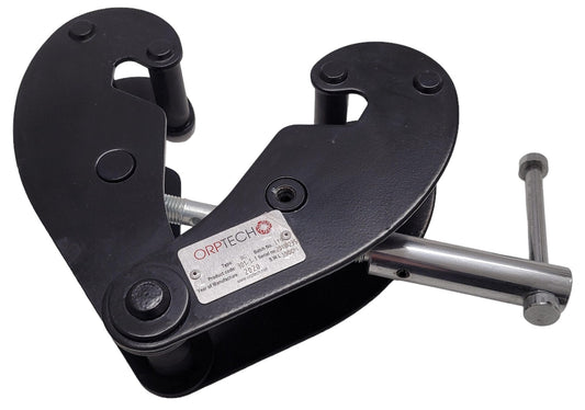 ORPTECH Beam Clamp - Black Painted Finish - Ideal for Stage Engineering Applications