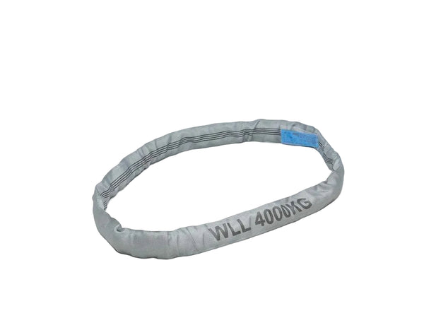 4.0t / 4,000kg WLL Polyester Grey Roundsling - Made in the UK