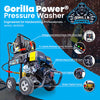 Kiam GORILLA POWER® 3600PSI 15LPM 13HP Petrol Pressure Washer Loncin Engine - Main Product Features