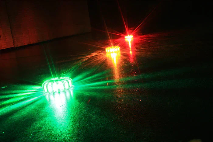 Pulsar AAA Yellow Hazard Warning Light – 360º Battery LED