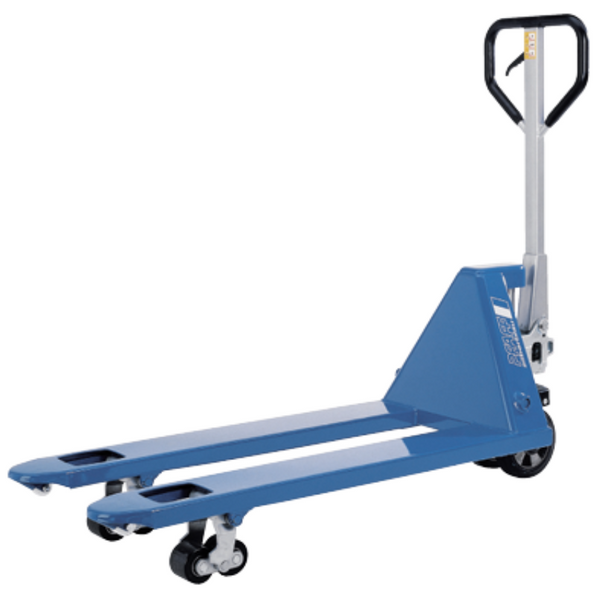 Blue Pfaff HU Proline Hand Pallet Truck with short forks
