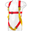 Portwest - 2 Point Plus Harness - Red with Fully adjustable shoulder, chest and leg straps from RiggingUK