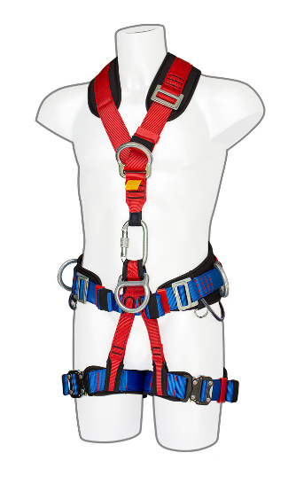 Portwest - 4 Point Comfort Plus Harness Red from RiggingUK