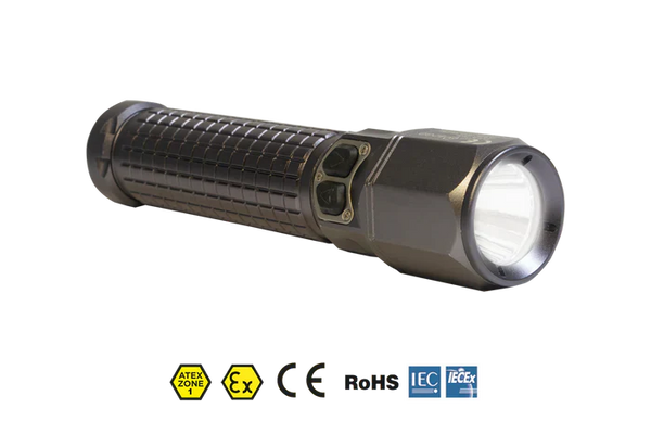 Sigma RFL - 160 Lumens - Zone 1 - Rechargeable ATEX Flashlight