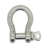 RiggFix Load Rated Stainless Steel Screw Pin Bow Shackle