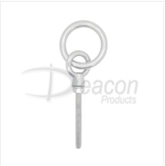 Stainless Steel Long Shank Ring - AISI 316 Finish - Polished
