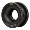 Black ISC Saturn Series Large Rigging Rings used to create single/multiple redirects, to tailor the friction in a rigging system