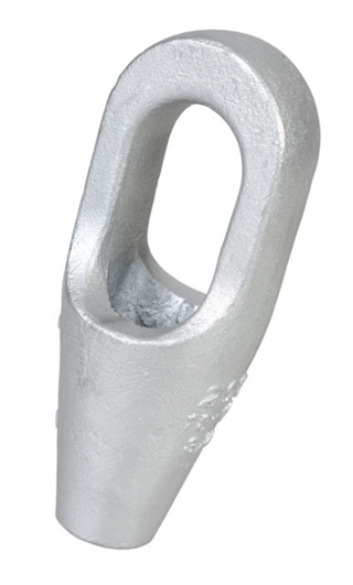  Green Pin Closed Spelter Socket