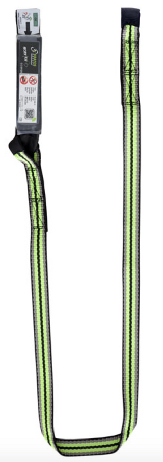  1.5m or 1.8m Shock Absorbing Webbing Lanyard with Textile Ends